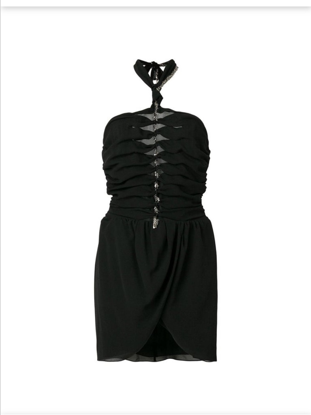 NWT Saint Laurent YSL -  Robe Georgette de Soie (Georgette Silk Dress)